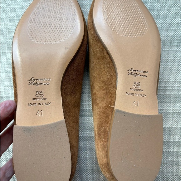 Riccardo Boccia genuine suede Flats size9.5 - Picture 7 of 11